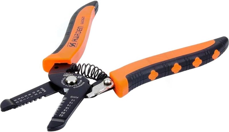 HARDEN Wire Cable Stripper and Cutter, 185 mm, 0.64-2.6 mm, 22-10 AWG - Image 5